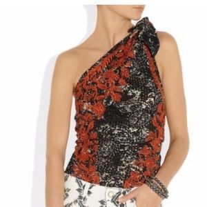 Isabel Marant Embroidered Eyelet Shoulder Top 40